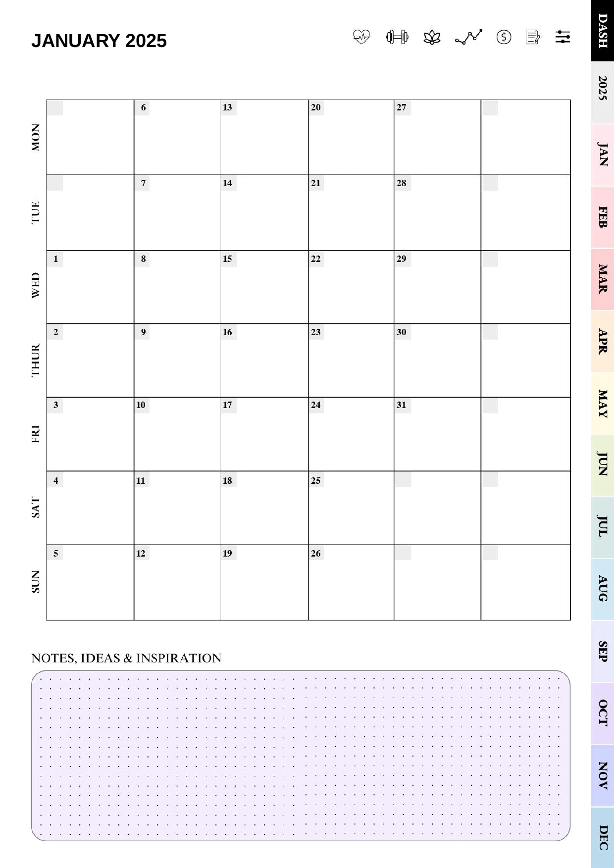 Ultimate Digital Planner 2025, 2026 & Undated