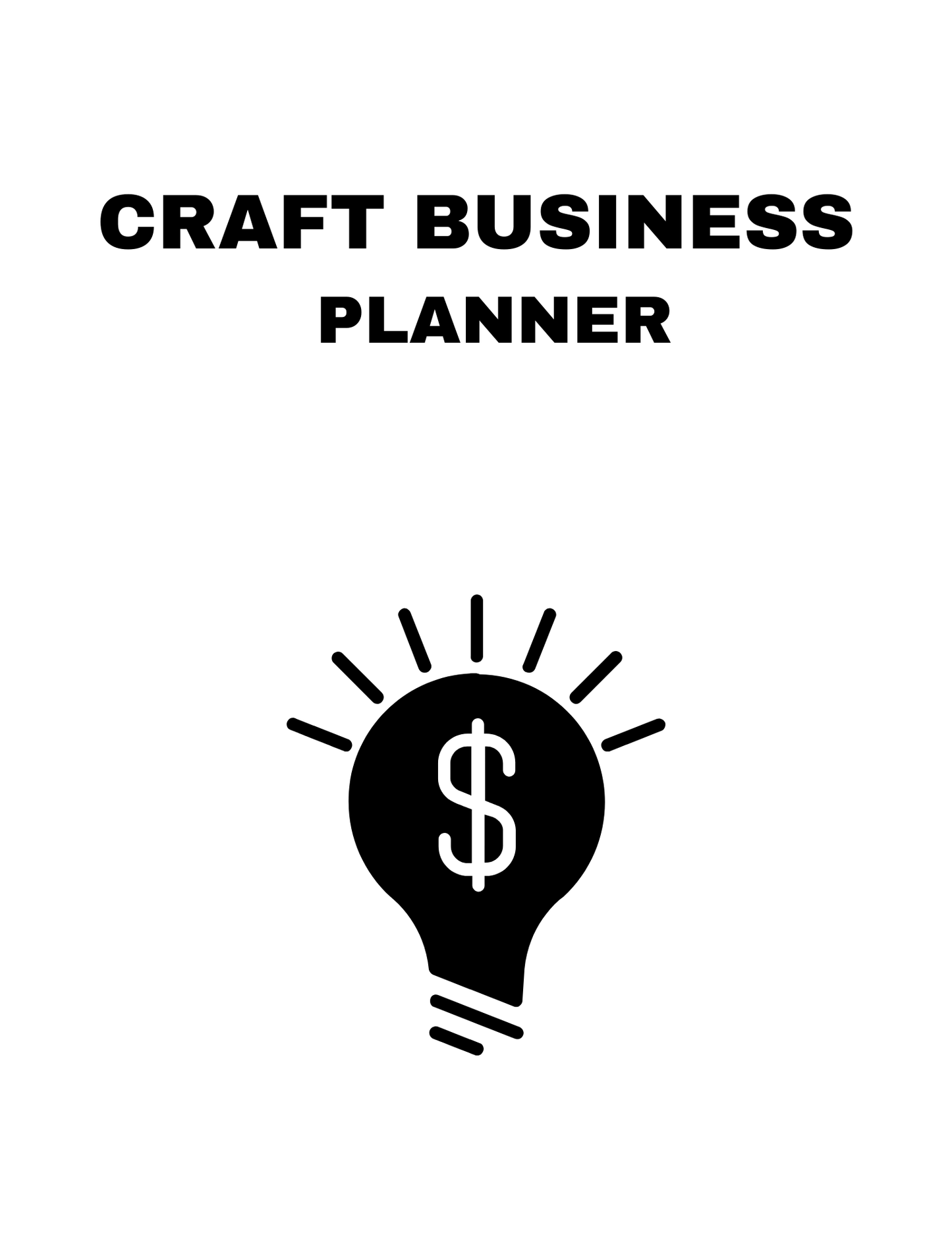 Craft Business Planner