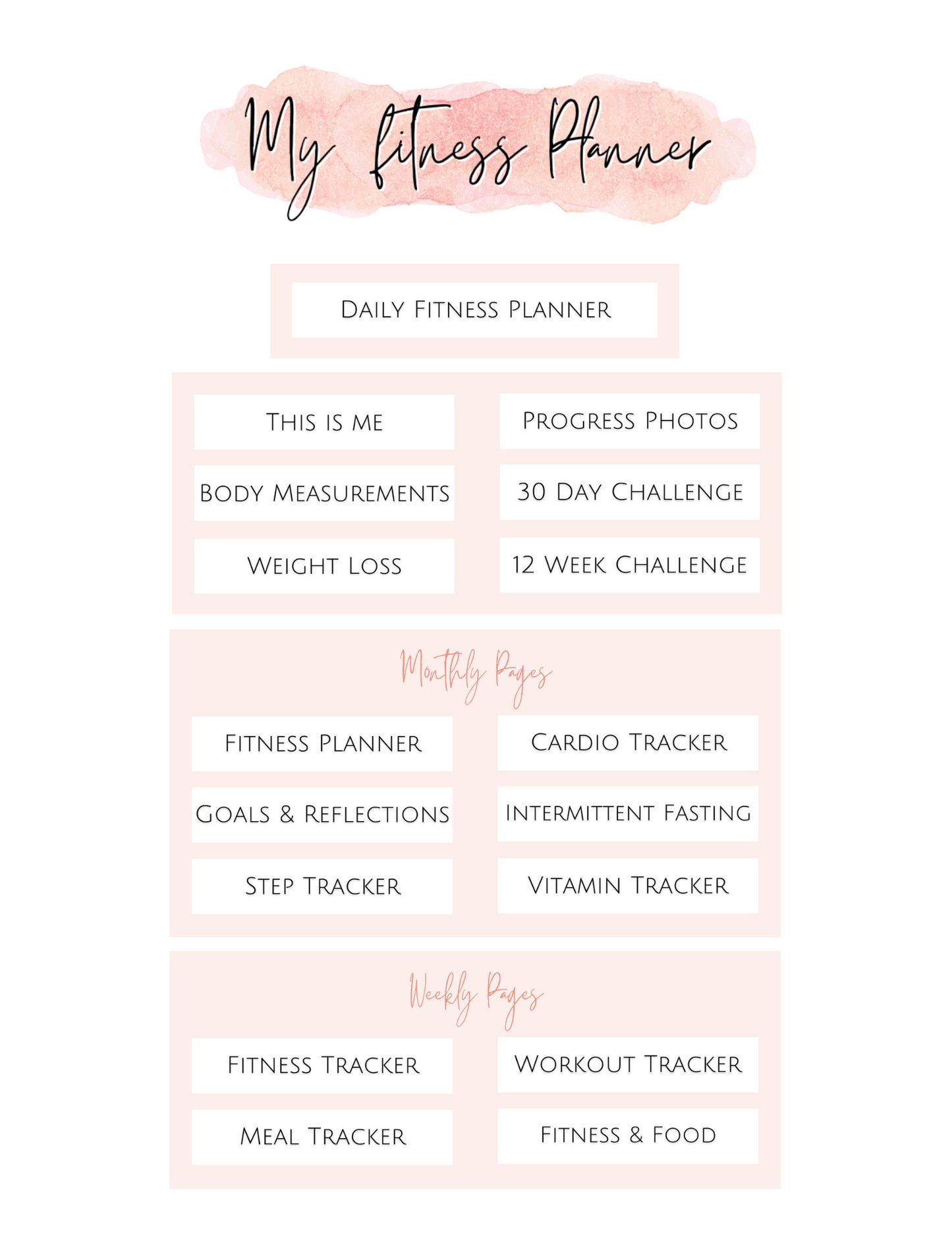 Fitness Planner