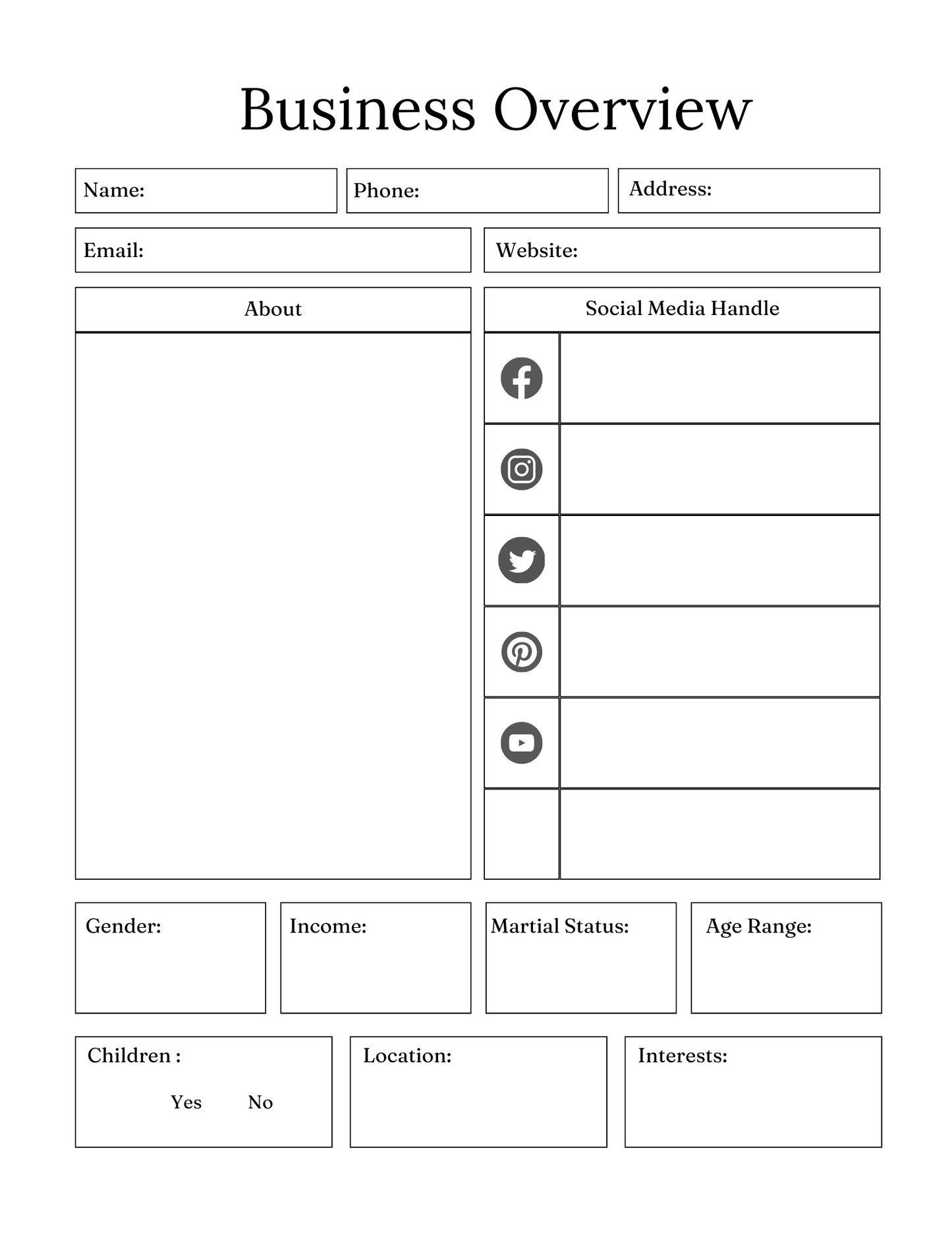 Small Business Planner
