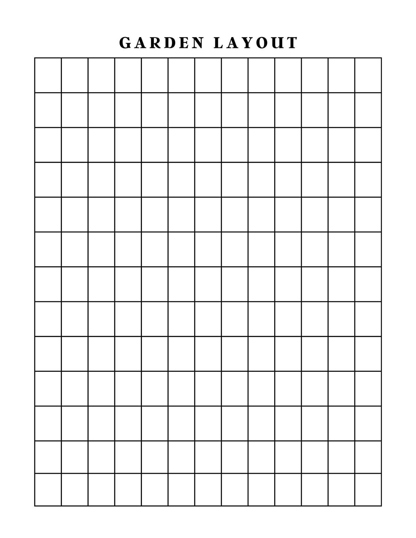 Monthly Garden Planner