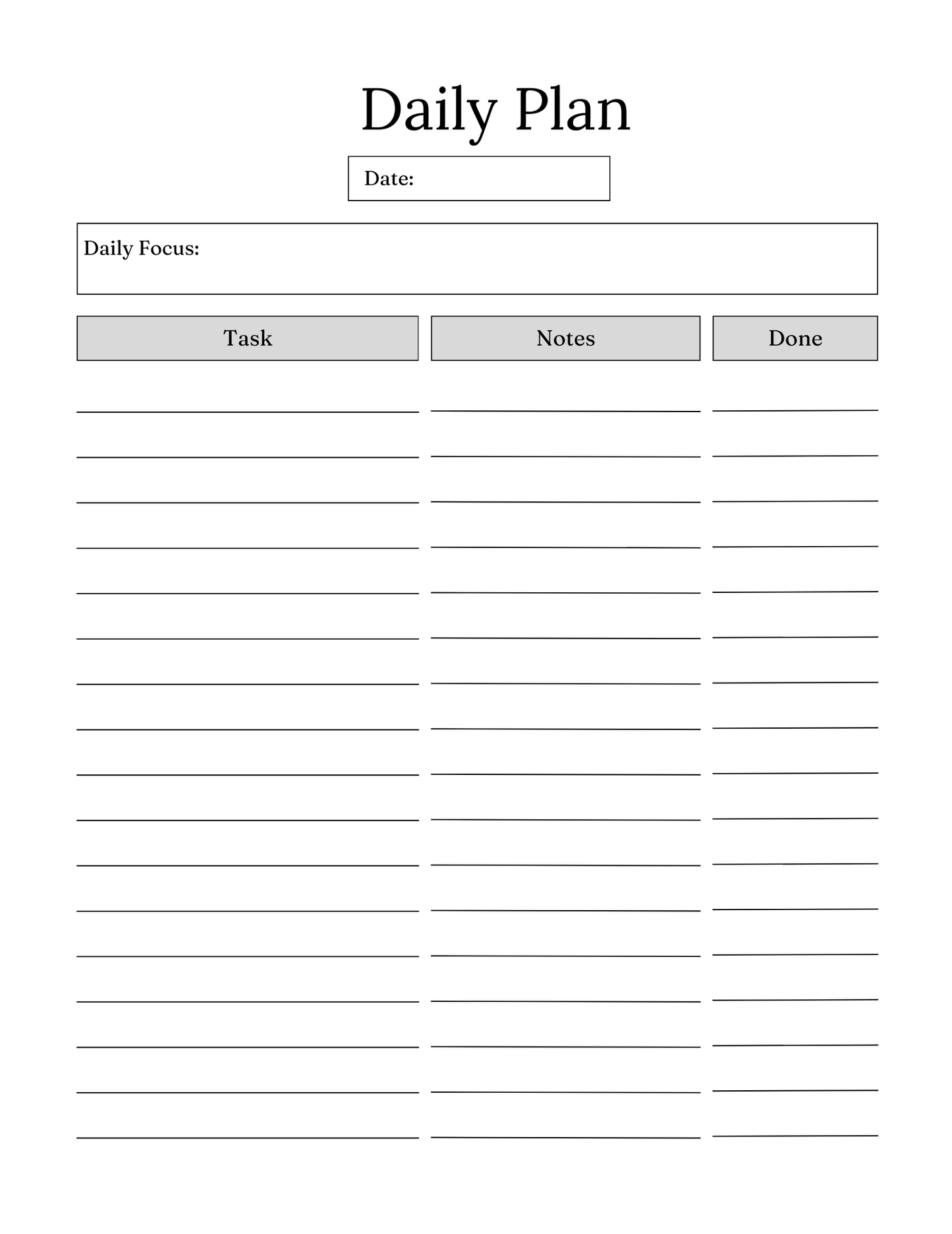 Small Business Planner