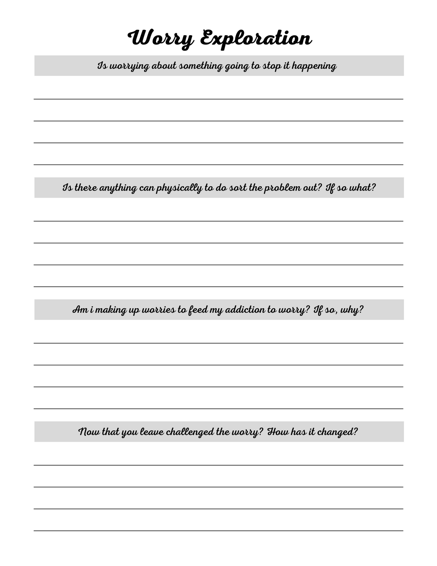 Stress Processing Journal