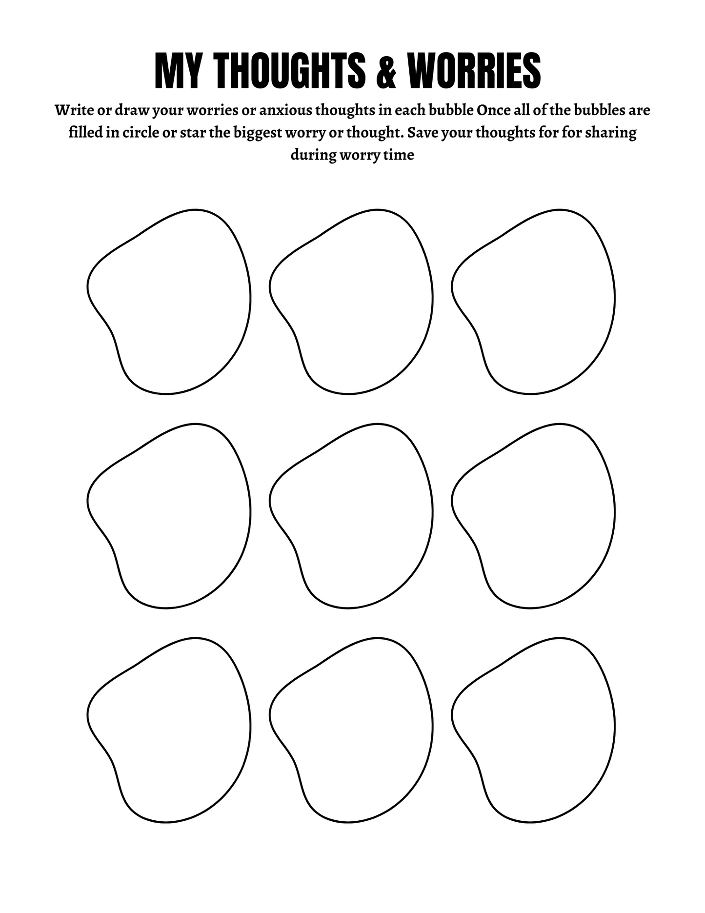 Self-control Activity Book