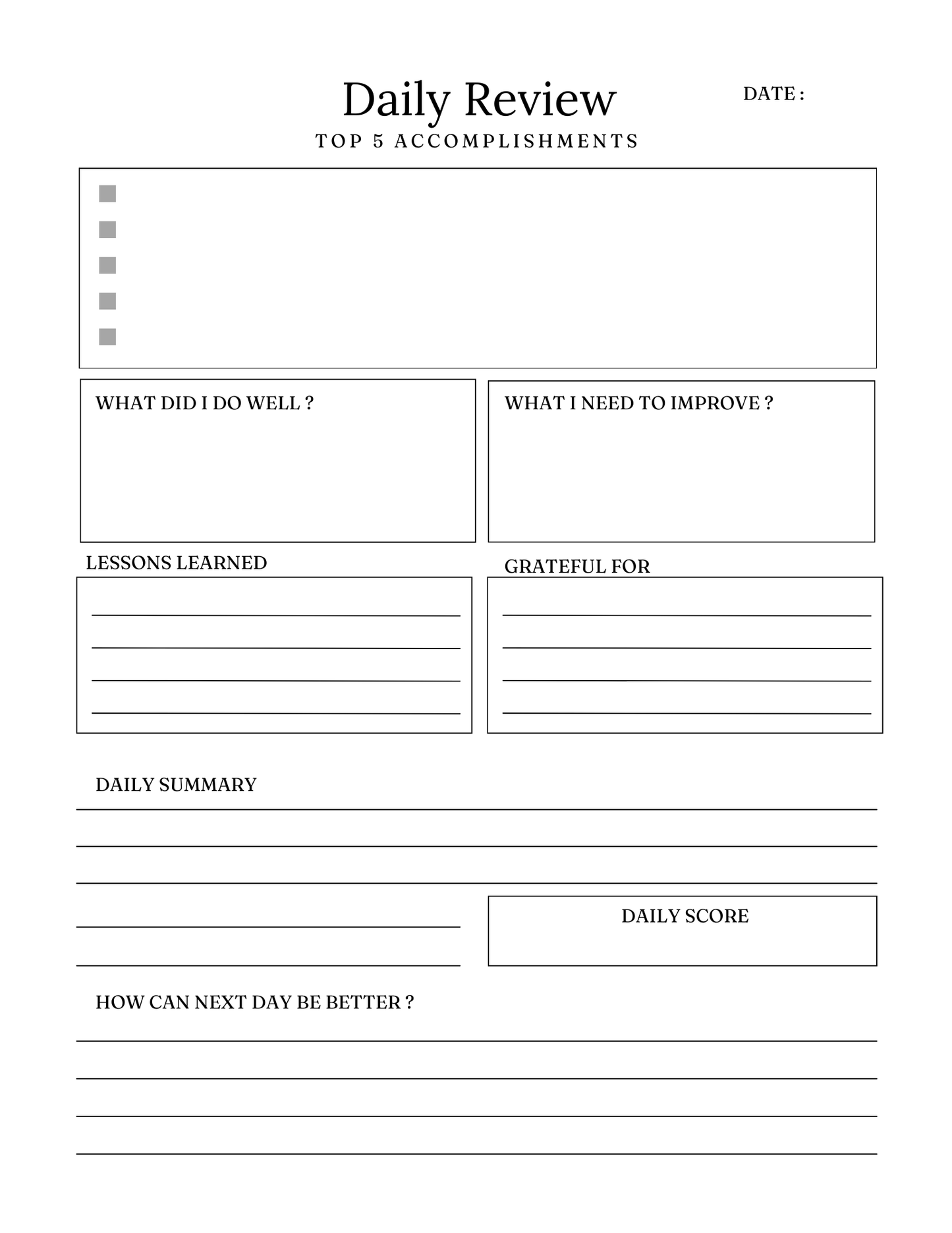 Small Business Planner