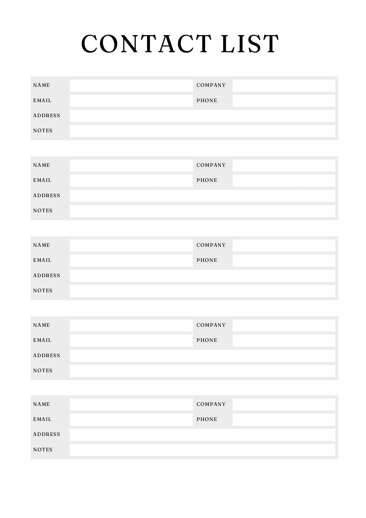 Household Management