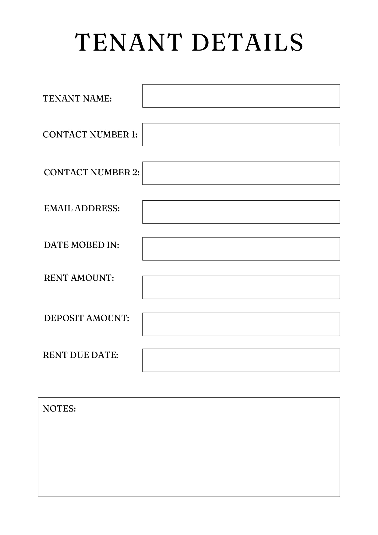 Rental Property Planner
