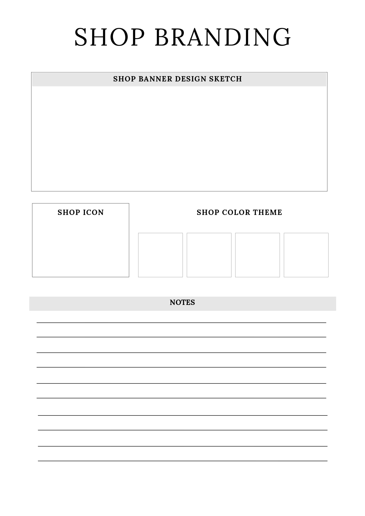 Shopify Planner
