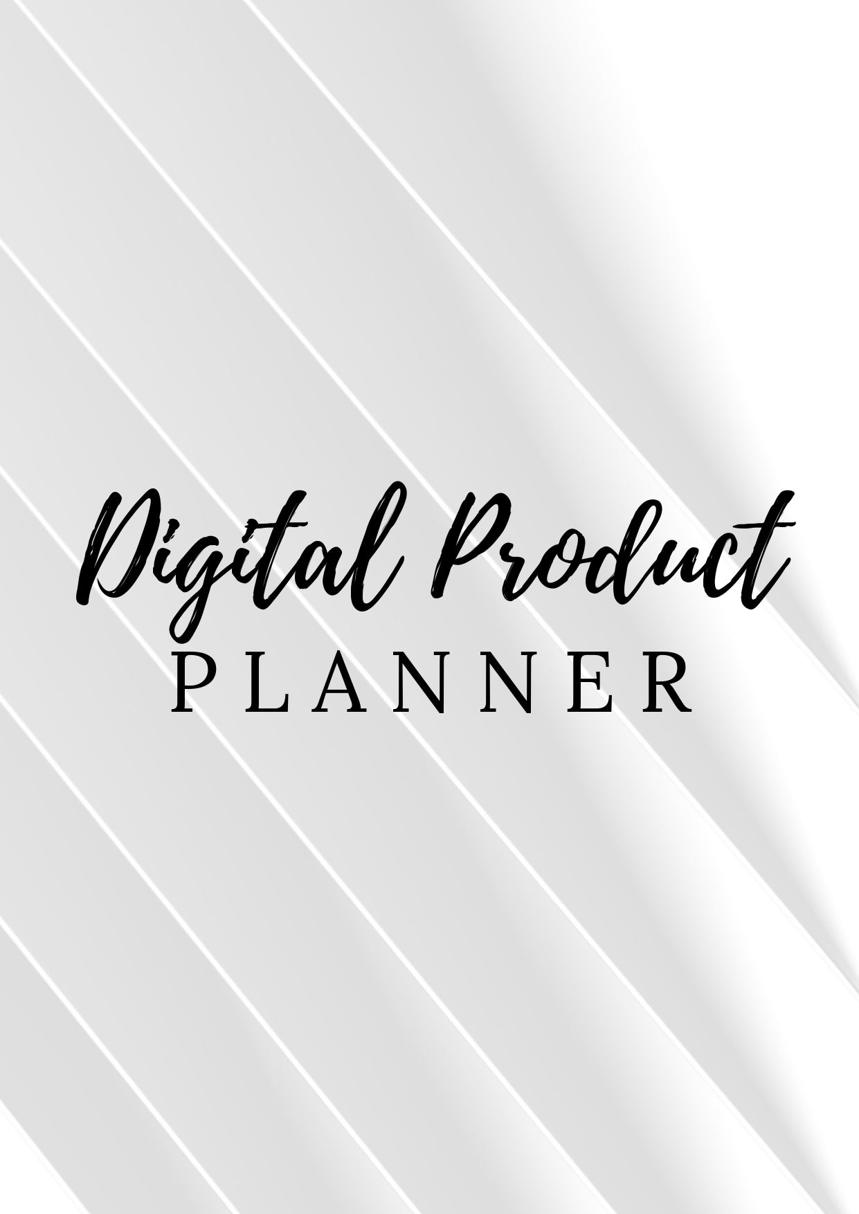 Digital Product Planner