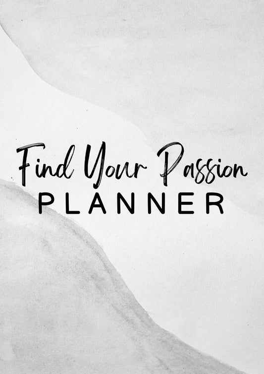 Find Your Passion Planner