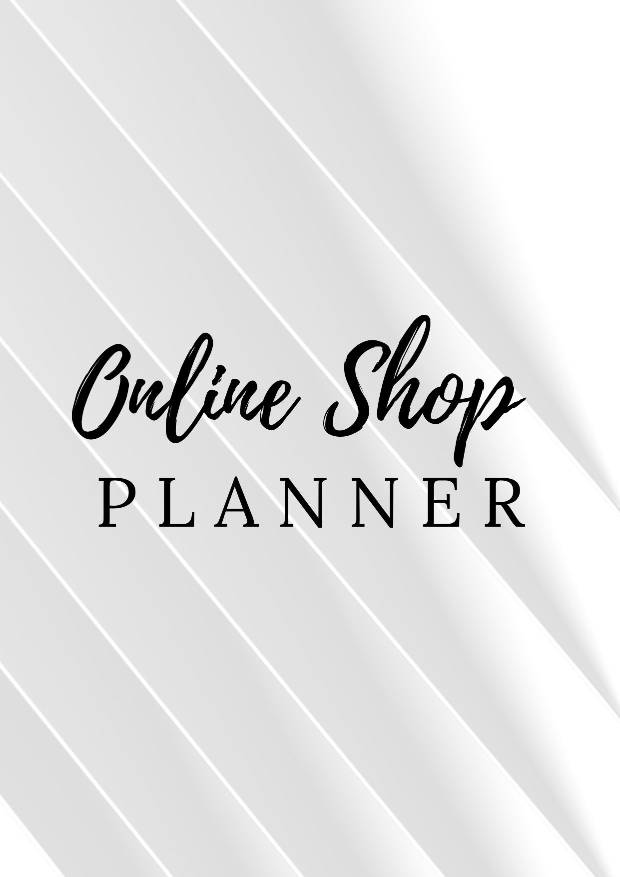 Online Shop Planner