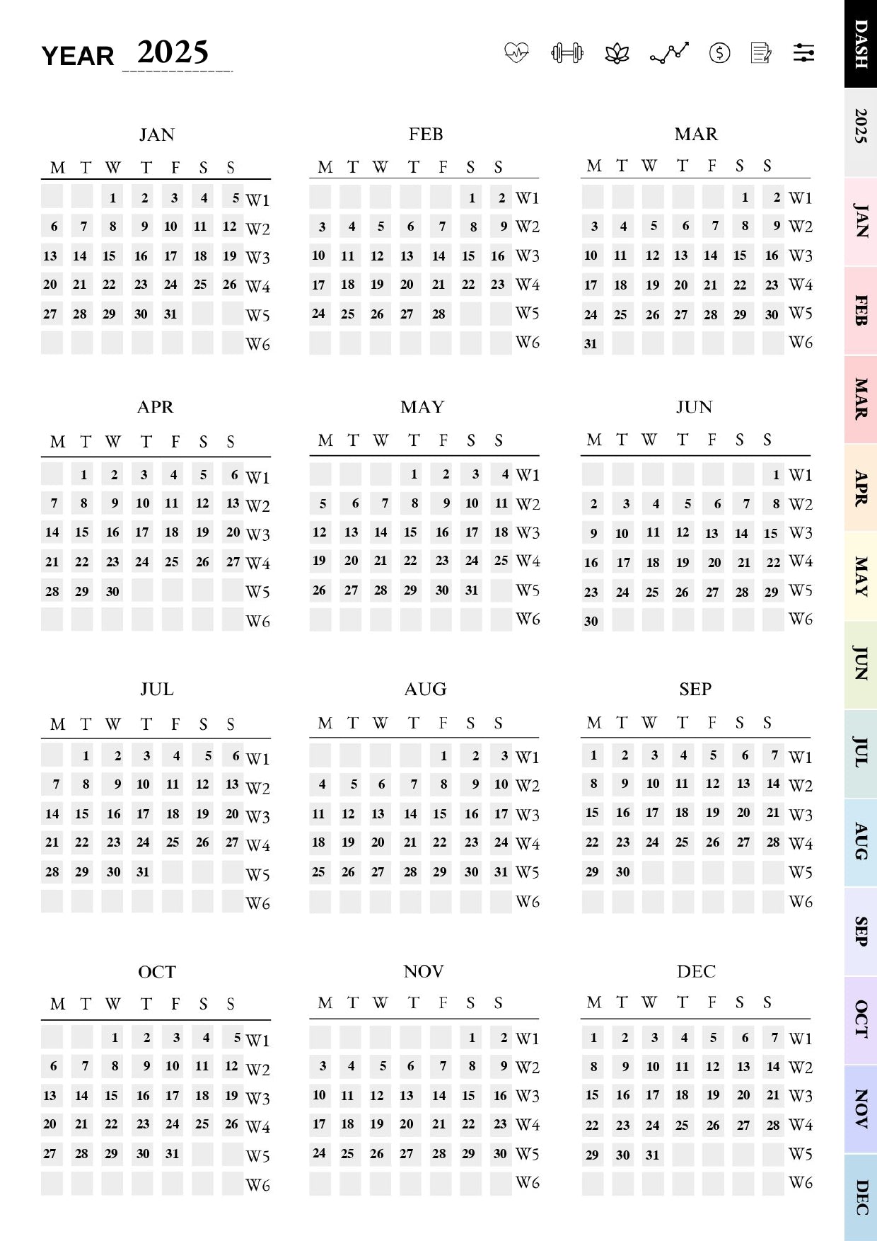 Ultimate Digital Planner 2025, 2026 & Undated